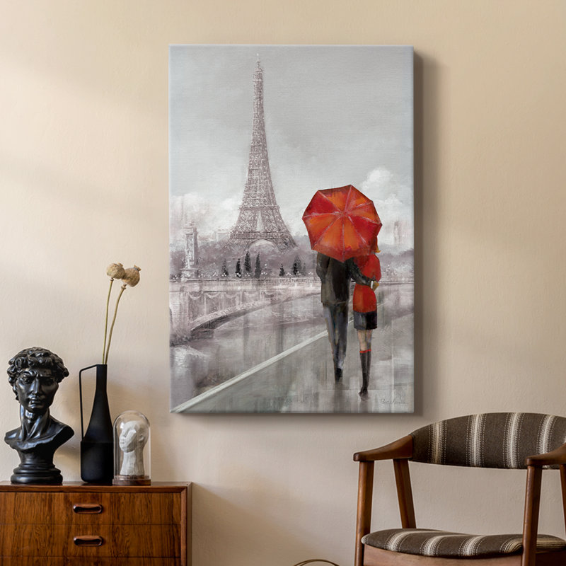 Couple moderne à Paris - galerie Cavas sur mesure, H 27 po x l 18 po