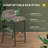 Outstanding 3-Piece Outdoor Bistro Set for Relaxing and Entertaining