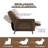 Edwin Solid Wood Upholstered Recliner Transitional Traditional Wide Armchair Faux Leather / Linen-1130967450