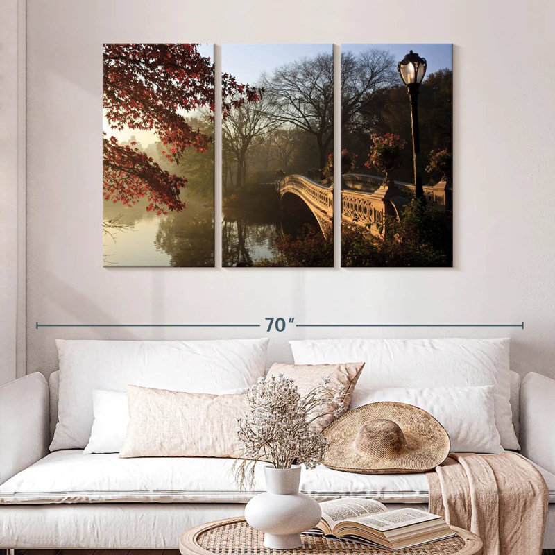 Lilie Central Park Arch Bridge, 32" H x 50" W