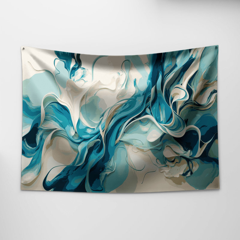 Tapisserie murale «Lyrical Abstraction», 51 po x 60 po