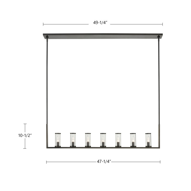 Revolve 7 - Light Pendant, Polished Nickel