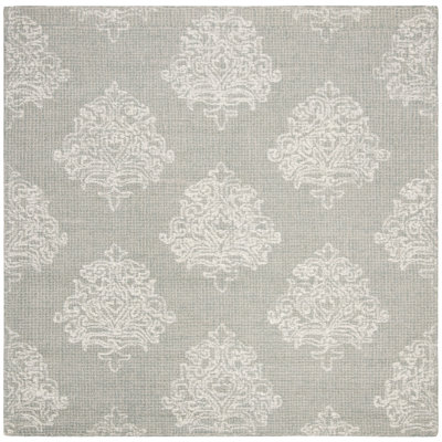 Galien Hand Tufted Wool Damask Rug