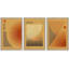 «Classical Artwork Mid Century Modern Boho Bauhaus», reproduction sur toile 3 pièces-91874956-91874955