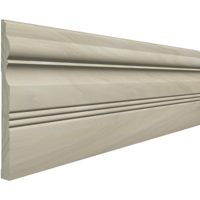 5.5'' W x 96'' L Wall Base in Brown