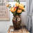 Hosley Ceramic Farmhouse Owl Vase, Ideal Gift for Floral Arrangements Weddings, House Warming, Home Office, Wonderful Accent Piece for Coffee Tables or Side Tables.