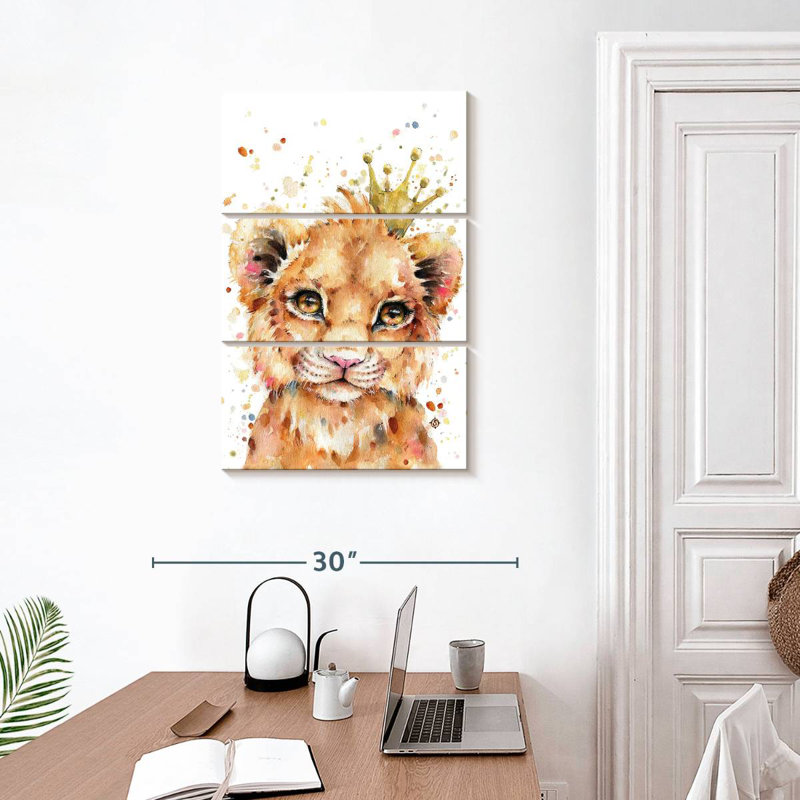 Petit lion Brampt, H 32 po x l 20 po