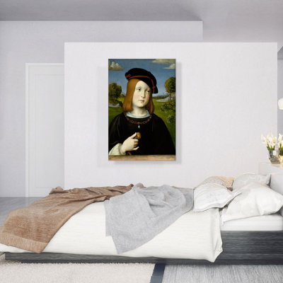 " Portrait Of Federico II Gonzaga 1510 " by Raphael