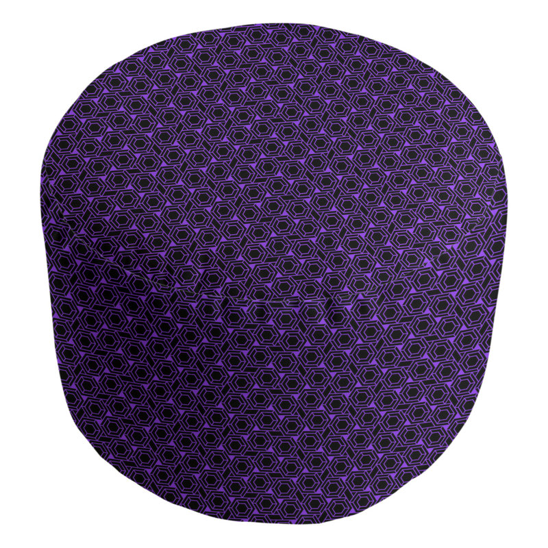 Repose-pieds Avicia, Brume mauve / noir