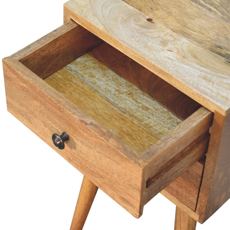 30cm W Solid Wood Bedside Table