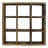 Morro Divided Shelf, Wood - 9 Cubes
