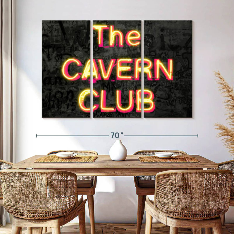 Plaque murale The Cavern Club, H 42 po x l 65 po