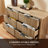 Jahree 47.24" W 6-Drawer Manufactured Wood Dresser-1975266353