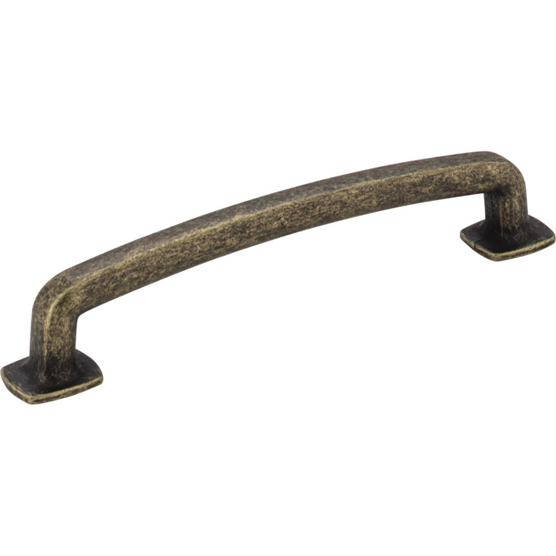 Belcastel I Bar Pull, Distressed Antique Brass, 6 5/16"