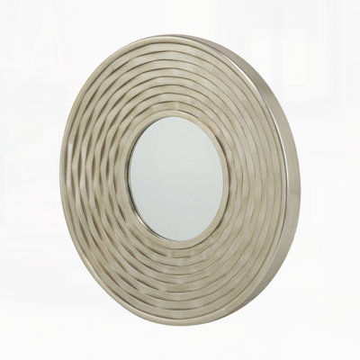 D31.3x2" Round Mirror, Wall Mounted Mirror Home Decor for Bathroom Living Room