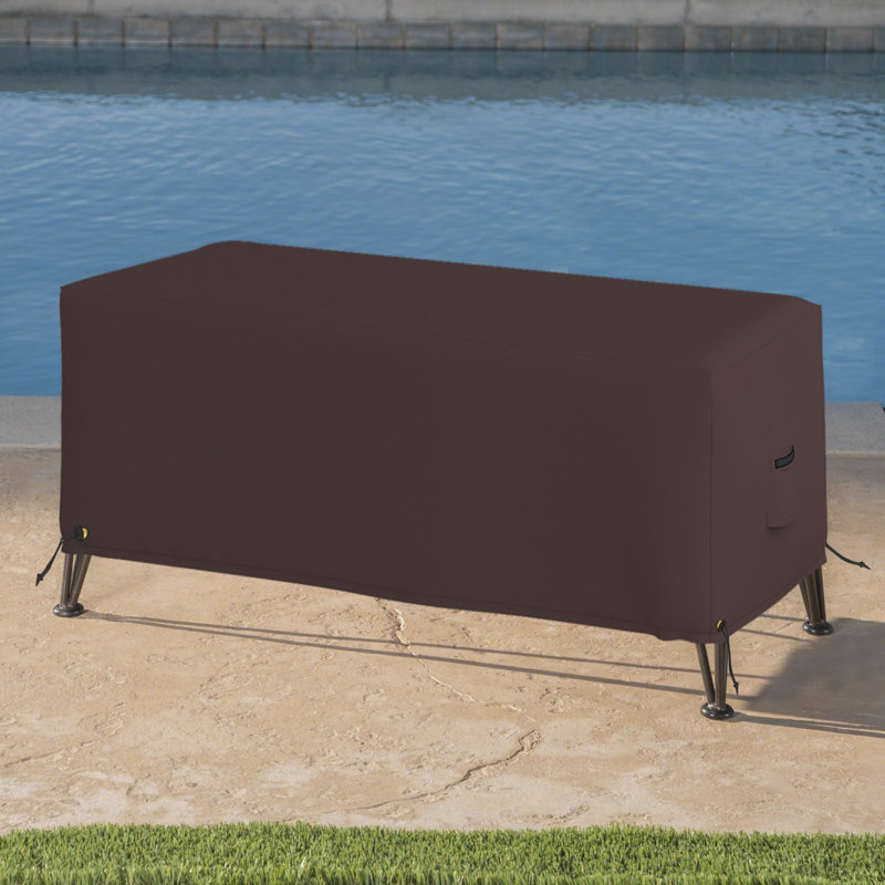 Outdoor Cover, 43.2cm H x 81.3cm W x 58.4cm D, Coffee