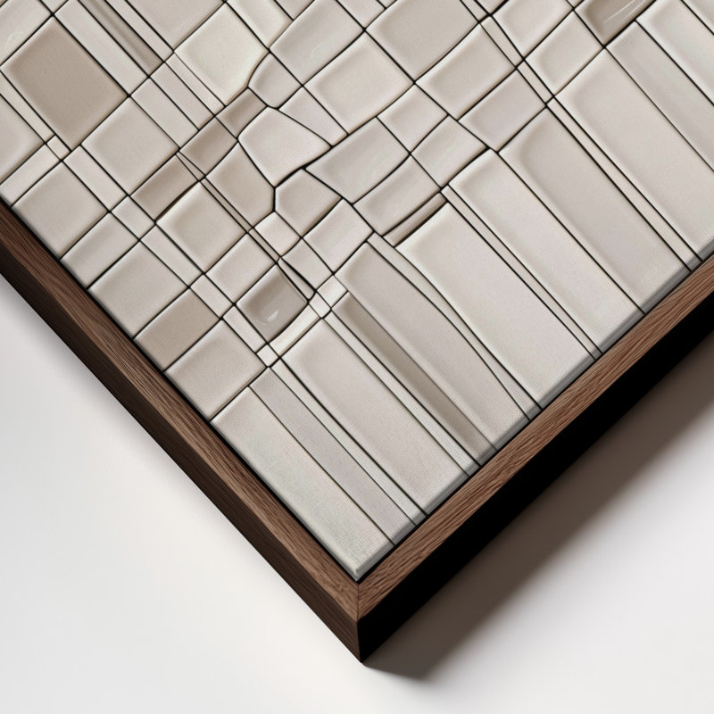 Tiles Nao1, Brown, 20" H x 20" W