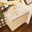 Meuble-lavabo de salle de bain 30 po avec lavabo en céramique-125515290