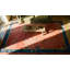 Hand Knotted Wool Area Rug in Pink