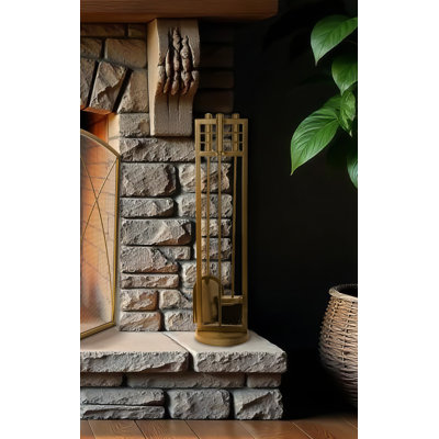 4 pc fireset with cylinder handles