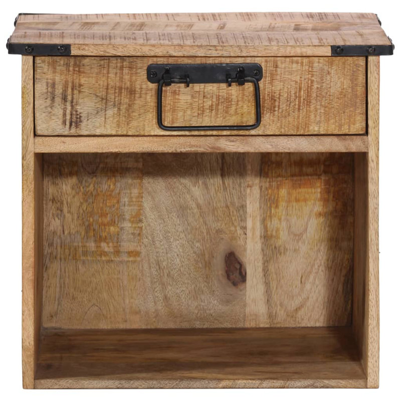 Saladin 40cm W Iron Bedside Table