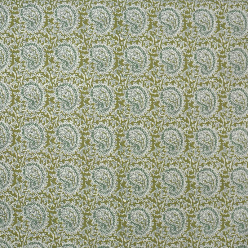 Floral Fabric, Leaf Green
