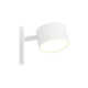 Verge Single Light Steel Dimmable LED Armed Sconce
