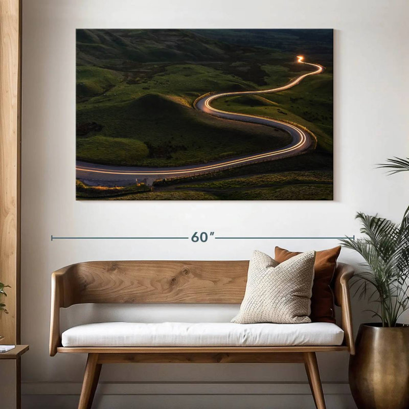 Sentier lumineux Alvord Country Road, H 34 po x l 51 po