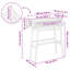  Jardinière de jardin avec support Naturel 39,37 x 14,96 x 44,88 po-1065160934