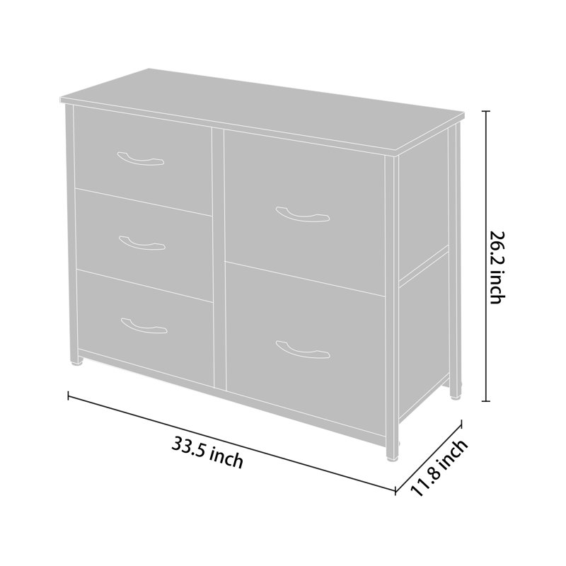 Commode 5 tiroirs Metrodora