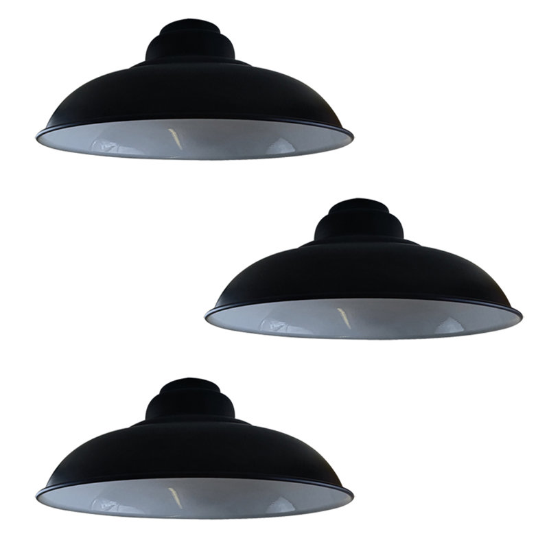 Violetta 13.5cm H Metal Bell Lamp Shade ( Uno ), Black