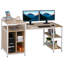 Table de bureau Paolini, bureau d'ordinateur avec support pour unité centrale-1968838869-1968838858