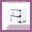 Ensemble de commode 3 pièces avec commode 6 tiroirs et deux tables de chevet, meubles de rangement en bois aggloméré avec poignées en métal-54382145