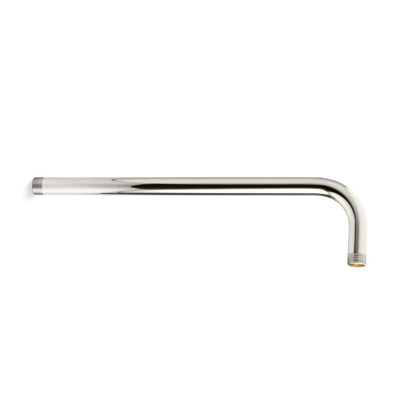 Foundations Wall-Mounted Rain Shower Arm, Nickel Silver