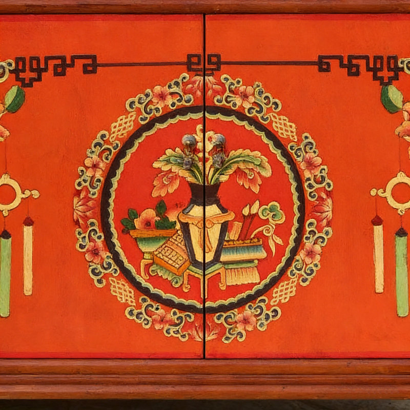 Retro Painted Decorative Sideboard