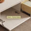 Meuble télé en bois manufacturé blanc crème-325915387
