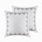 Cotton Printed Comforter Set With Chenille Ivory Full/Queen-119417198-119417195