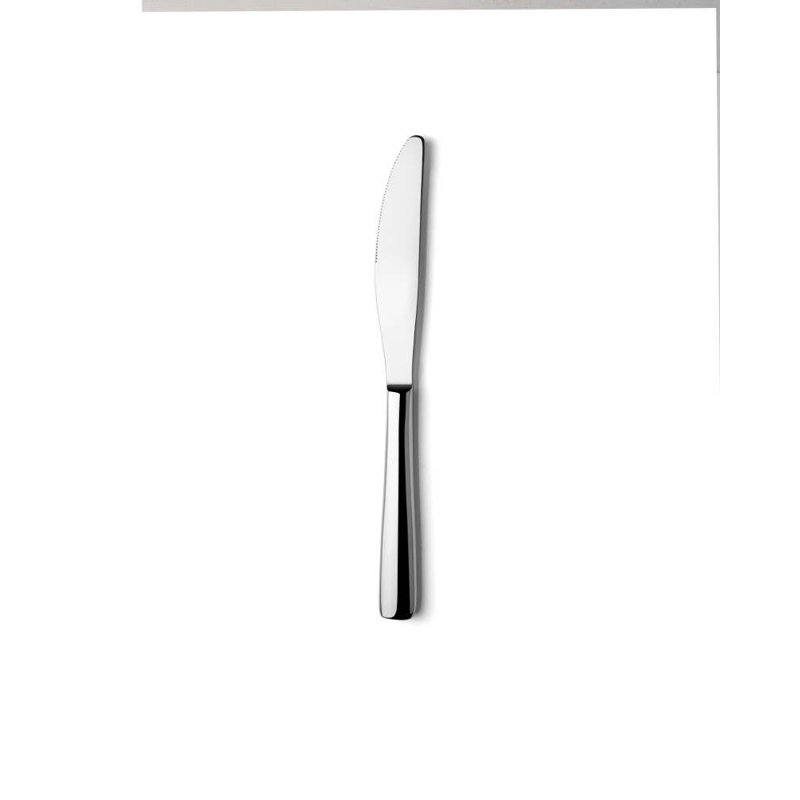 Couteau à dessert en acier inoxydable Clista | Argent | 8 po | Ensemble de 12