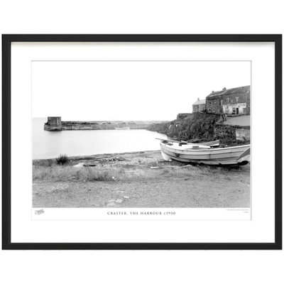Craster, The Harbour C1950 - Single Picture Frame Print