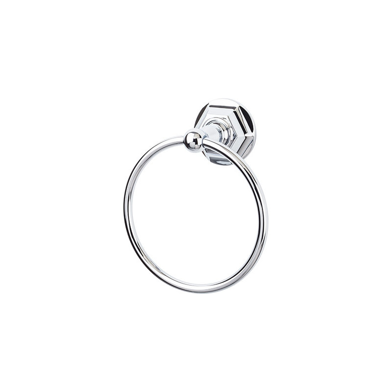 Edwardian Bath  Towel Ring, Polished Chrome