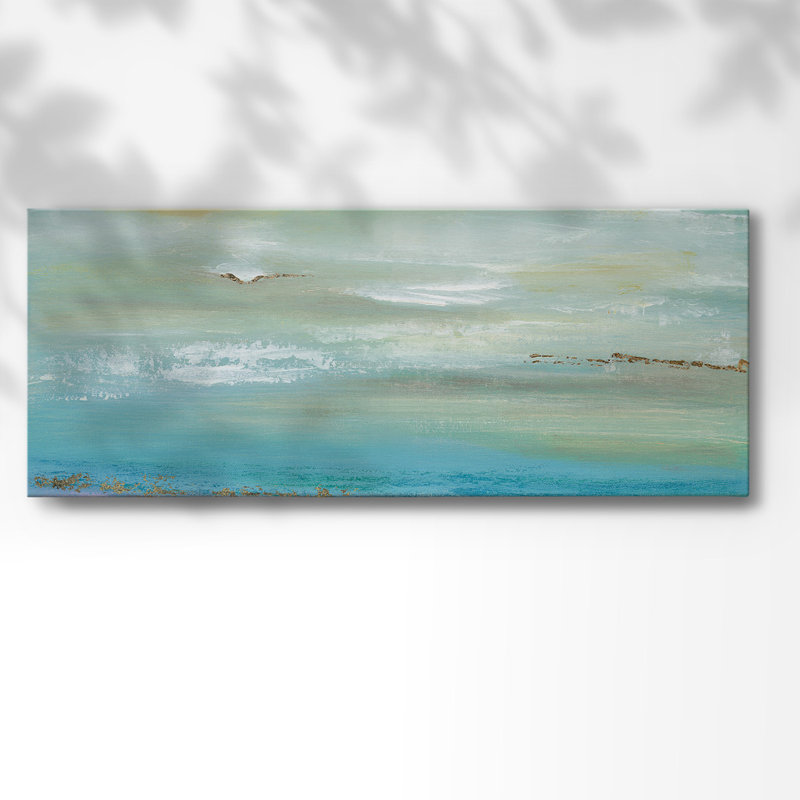 Horizon lointain sur toile