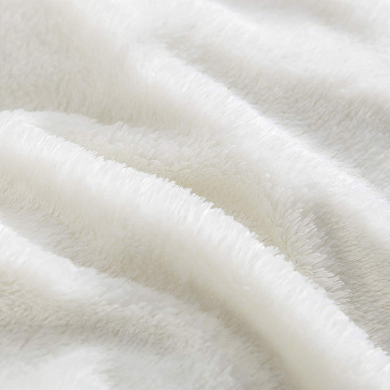 Other Items Coma Inducer Fleece Sheet Set, King Sheet Set + Fitted Sheet + 2 Pillowcases, Farmhouse White