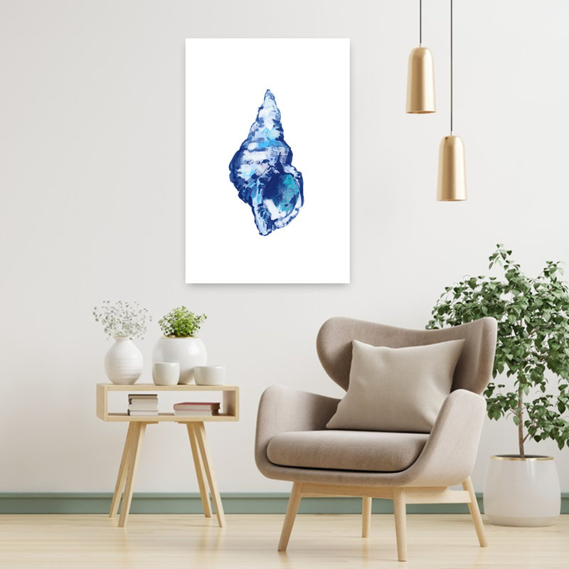 Art contemporain, art abstrait poisson côtier, H 36 po x l 24 po
