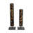 Decorative Geometric Column Sculptures with Square Accents-1983282964