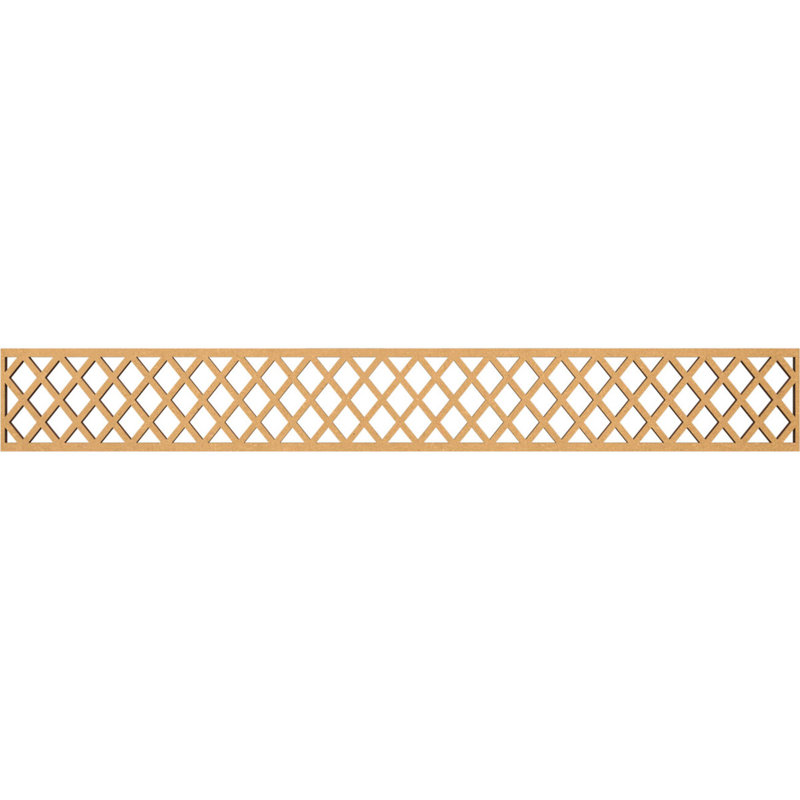 Moulure Manchester Fruster, H 6 po x l 46,5 po x P 0,375 po, Bois aggloméré brut