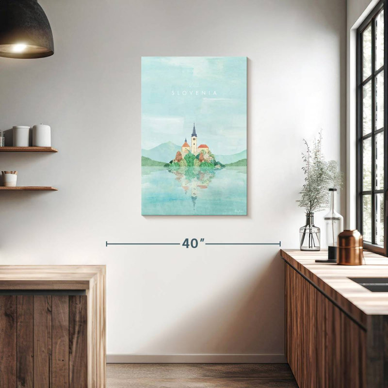 Aime, affiche de voyage rétro slovène, H 36 po x l 24 po