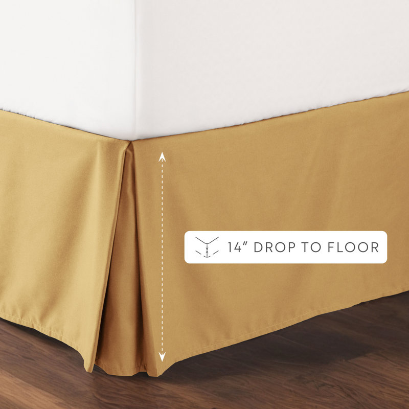 Becky Cameron™ Tailored Bed Skirt, Gold, Full