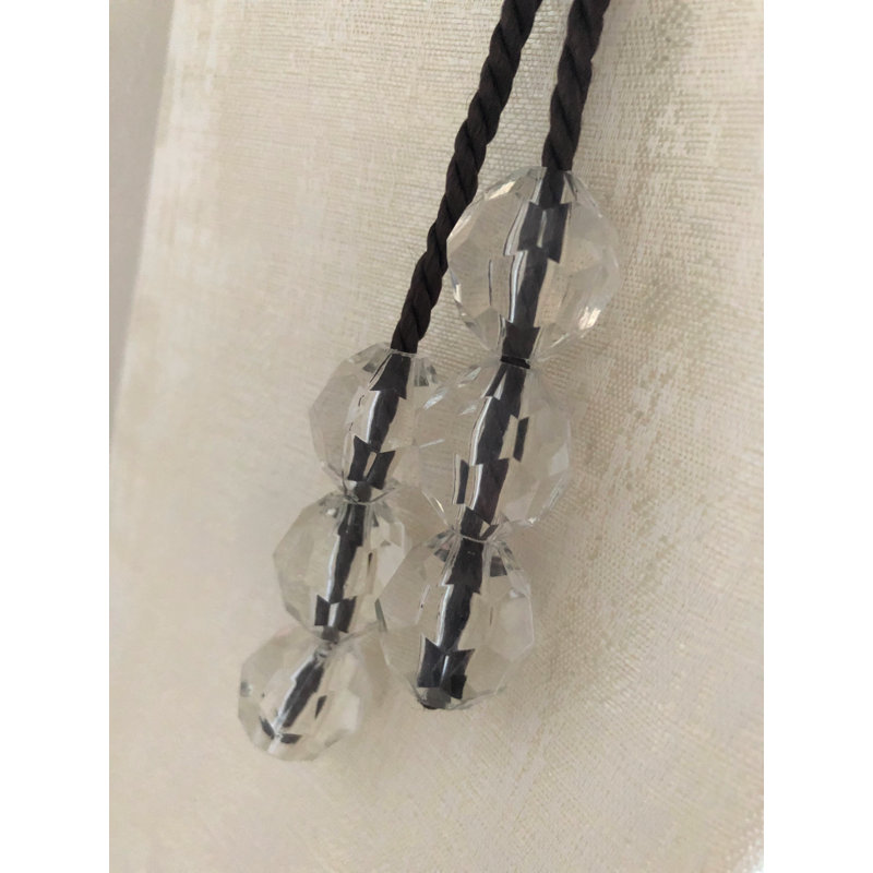 Laszlo 2cm Curtain Holdback/Tieback, Chocolate