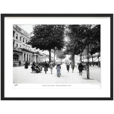 Cheltenham, Promenade 1923 1 Piece Single Picture Frame Wall Art