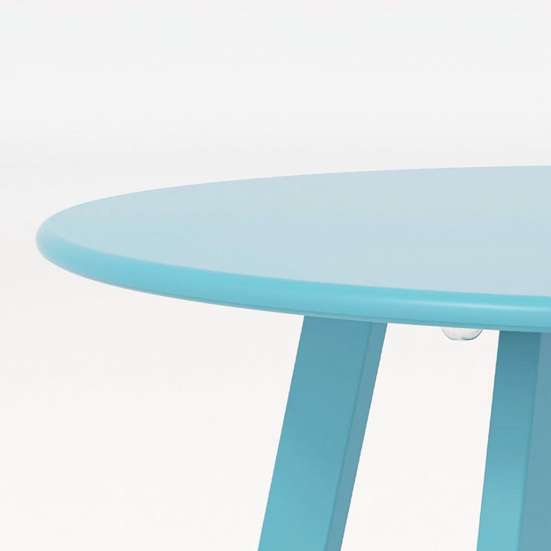 Table basse d'extérieur 27,5 po Aljawhara, Bleu clair